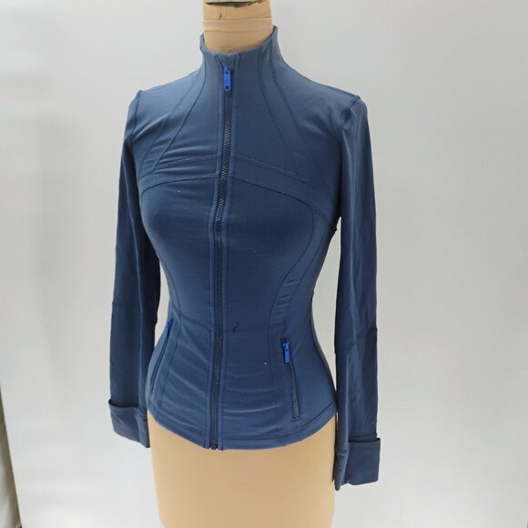 LULULEMON DEFINE JACKET NULU~SHADE~GOLD ZIPPER Size 4 - Picture 8 of 14